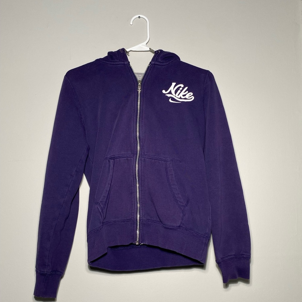 Vintage Nike Zip-Up//Blue//Size-Women’s Small
